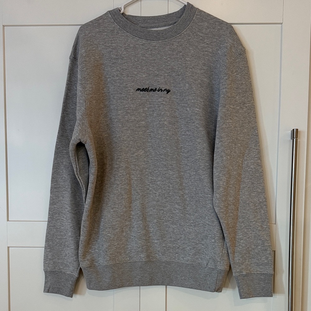 Classic Gray Crewneck Sweatshirt